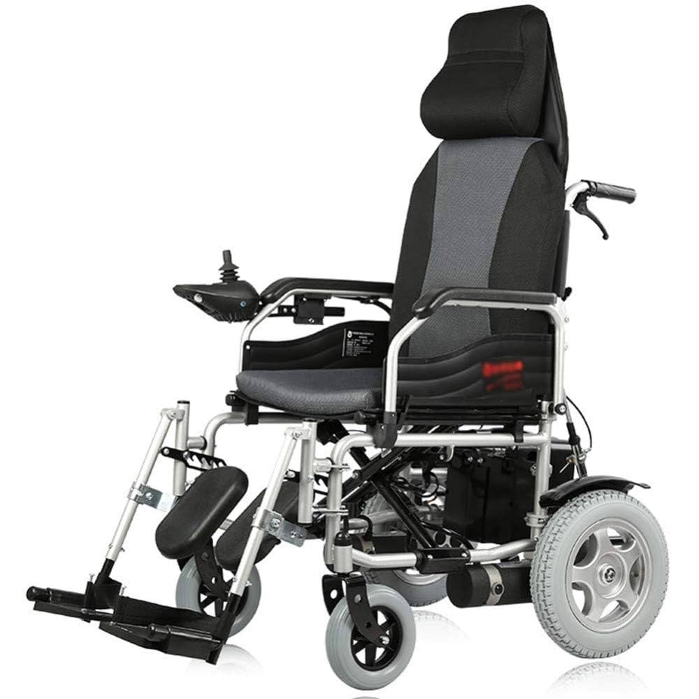 Amazon.co.jp: ヘッドレスト付き電動車椅子、折りたたみ式および